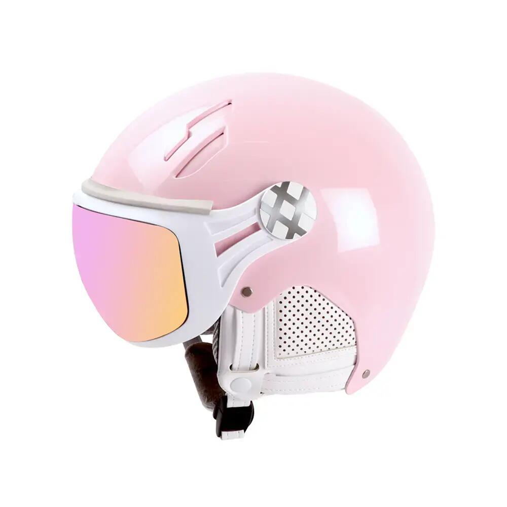 MAJOR INFINITE ski helmet with visor PETALE DE ROSE.