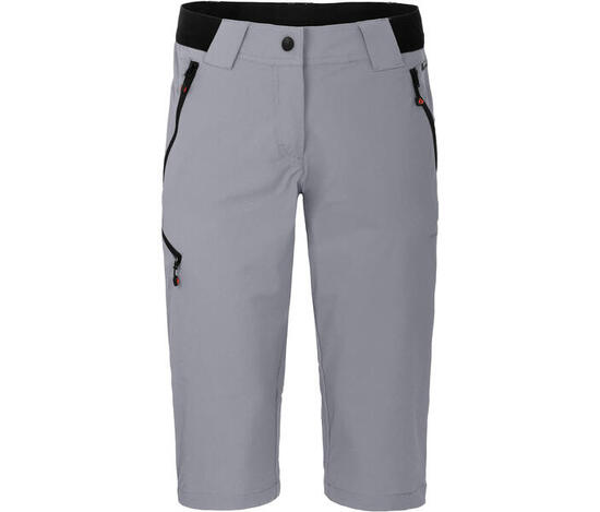 Damen 3/4 Wanderhose leicht, strapazierfähig Schwarz