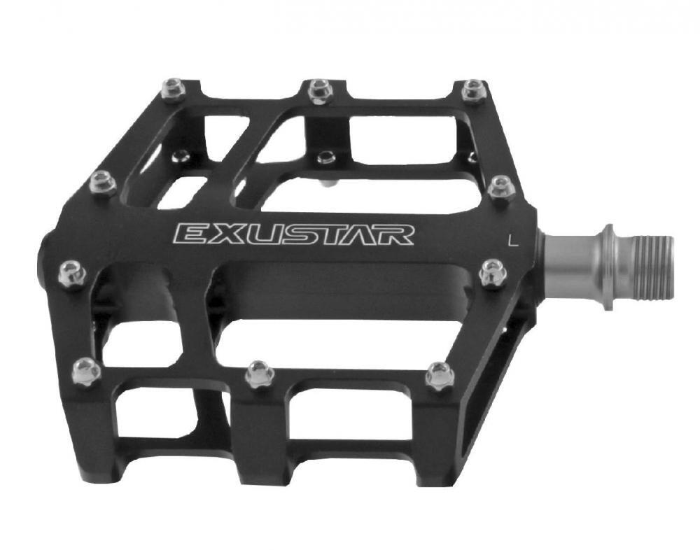 Exustar E-PB525 pedais plataforma MTB/BMX pretos 2/3