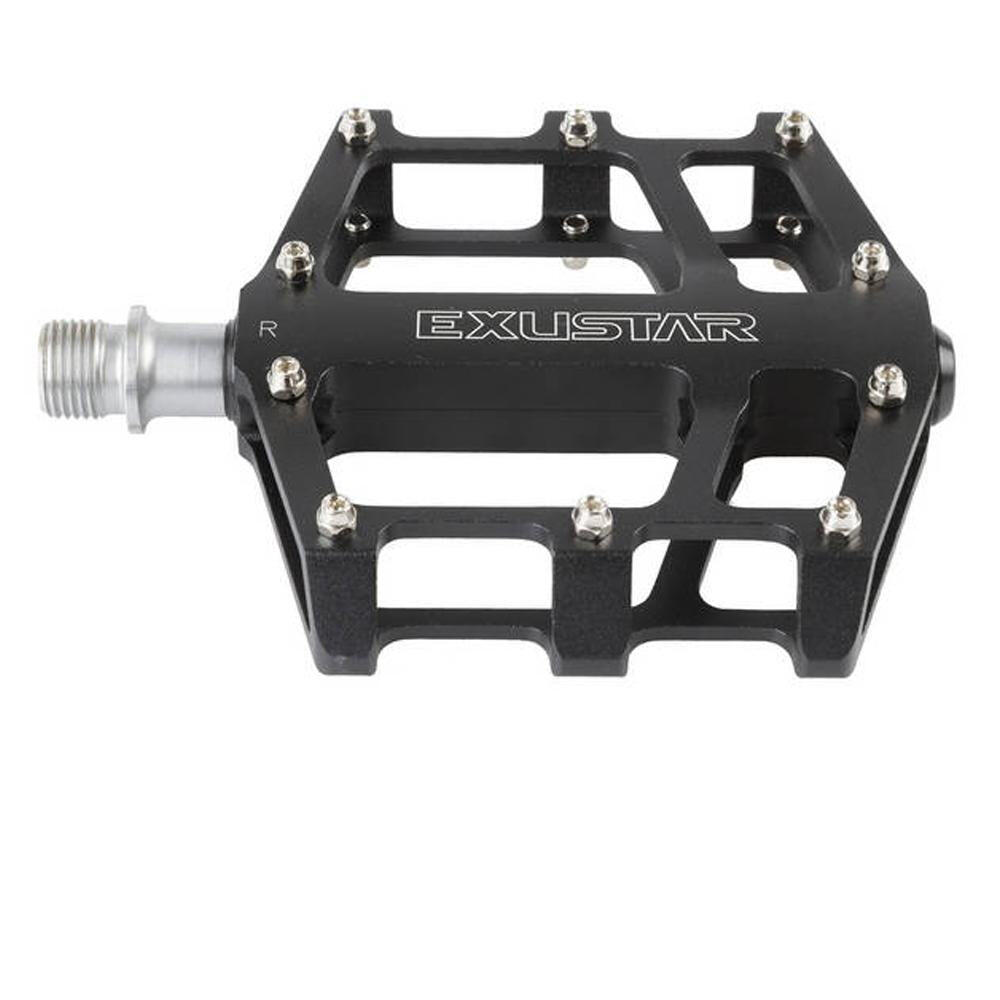 Exustar E-PB525 pedais plataforma MTB/BMX pretos 3/3