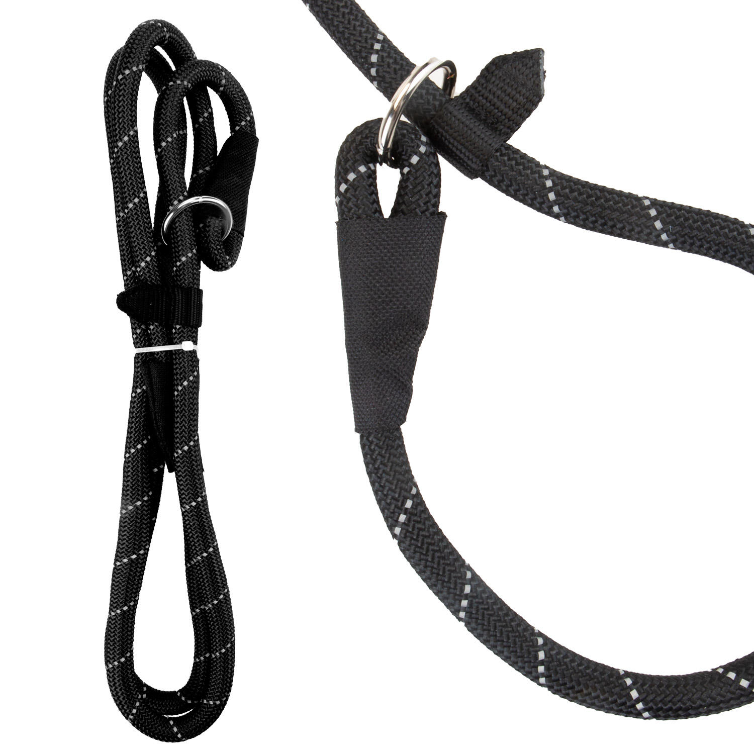 Crufts Reflective Slip Lead, 150cm, Black 1/7