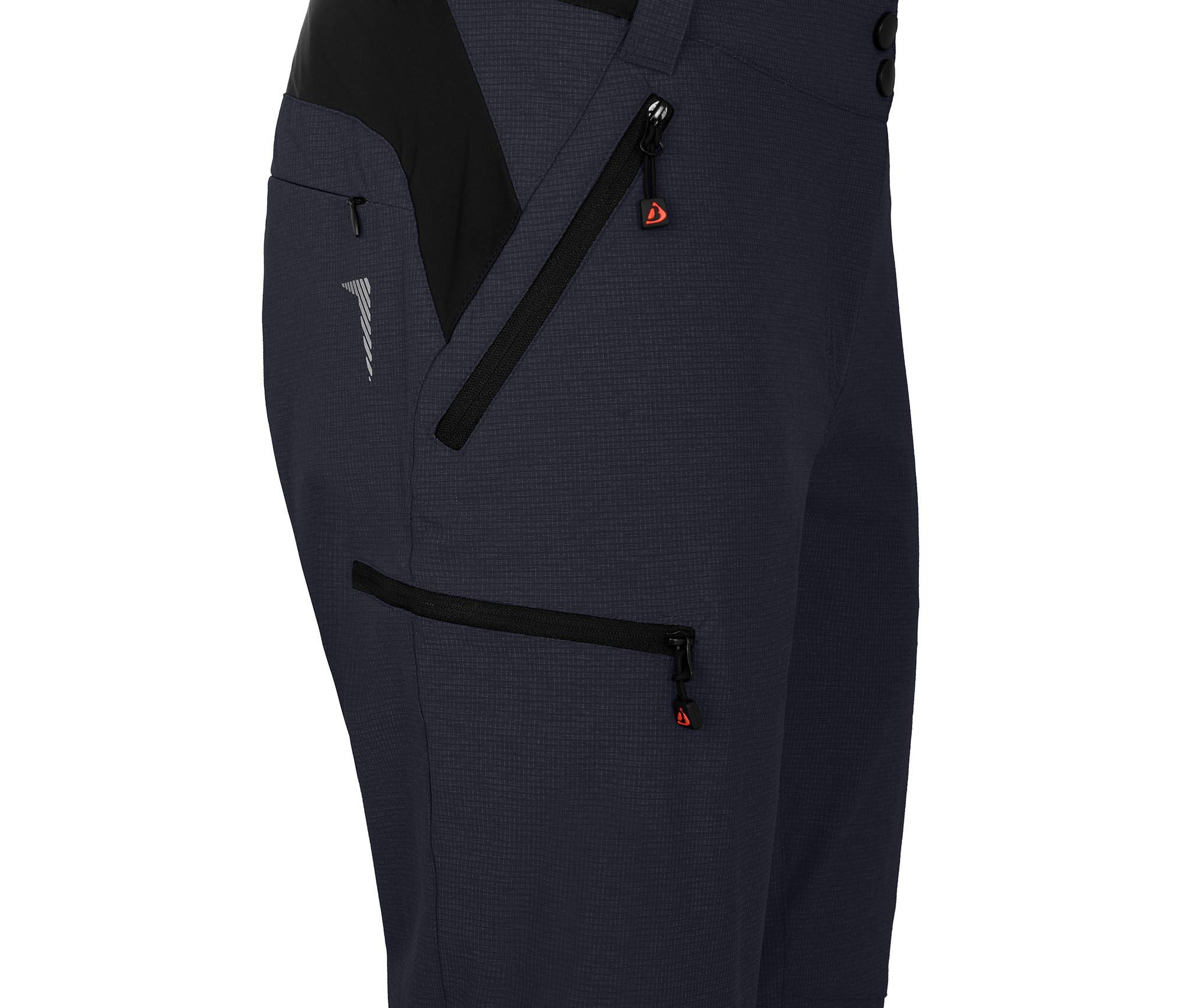 Damen 3/4 Wanderhose robust, elastisch Blau 3/6