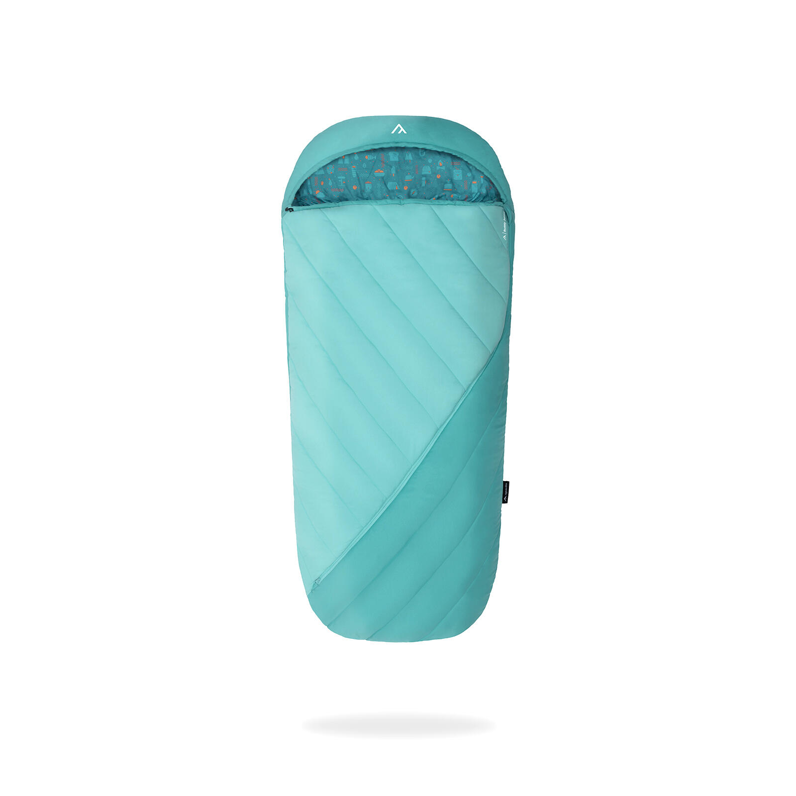 Qeedo - Qeedo Buddy Junior Sac De Couchage De Camping Pour Enfants (10-25°c) - 140cm - Sac De Couchage - Vert - Taille Unique - Decathlon