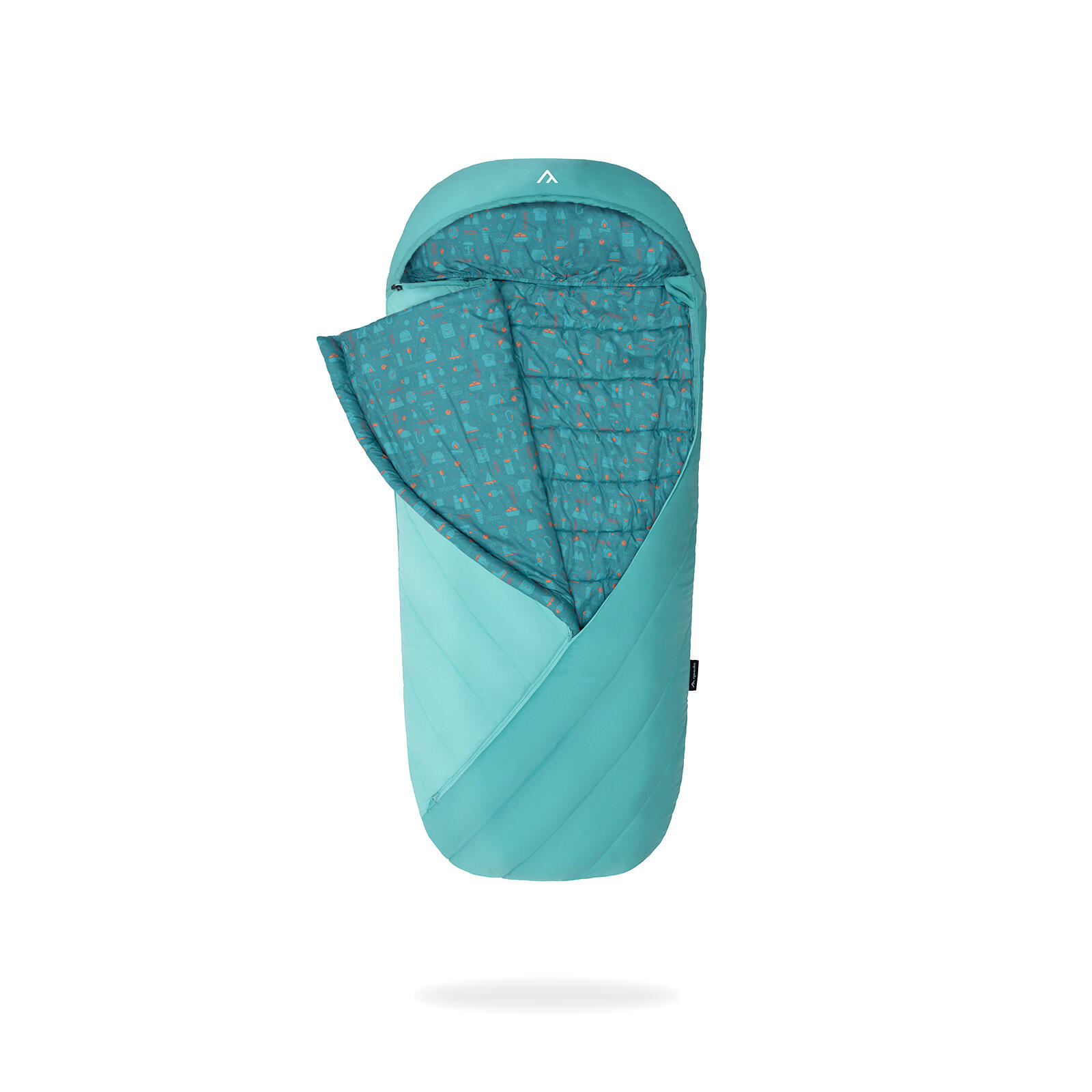 qeedo Buddy Junior Camping Schlafsack Kinder (10-25°C) Kinderschlafsack - 140cm 3/7