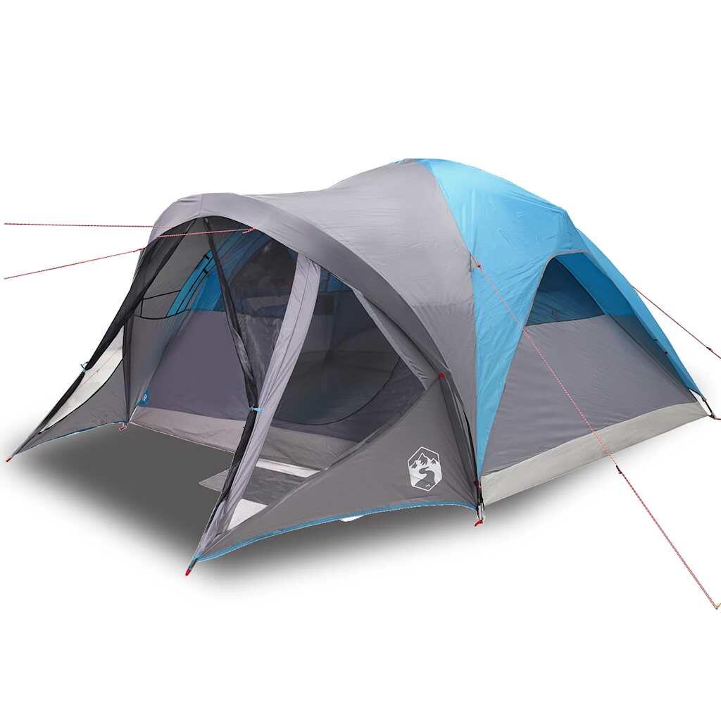 tenda a tunnel VidaXL 6 posti blu 2/4