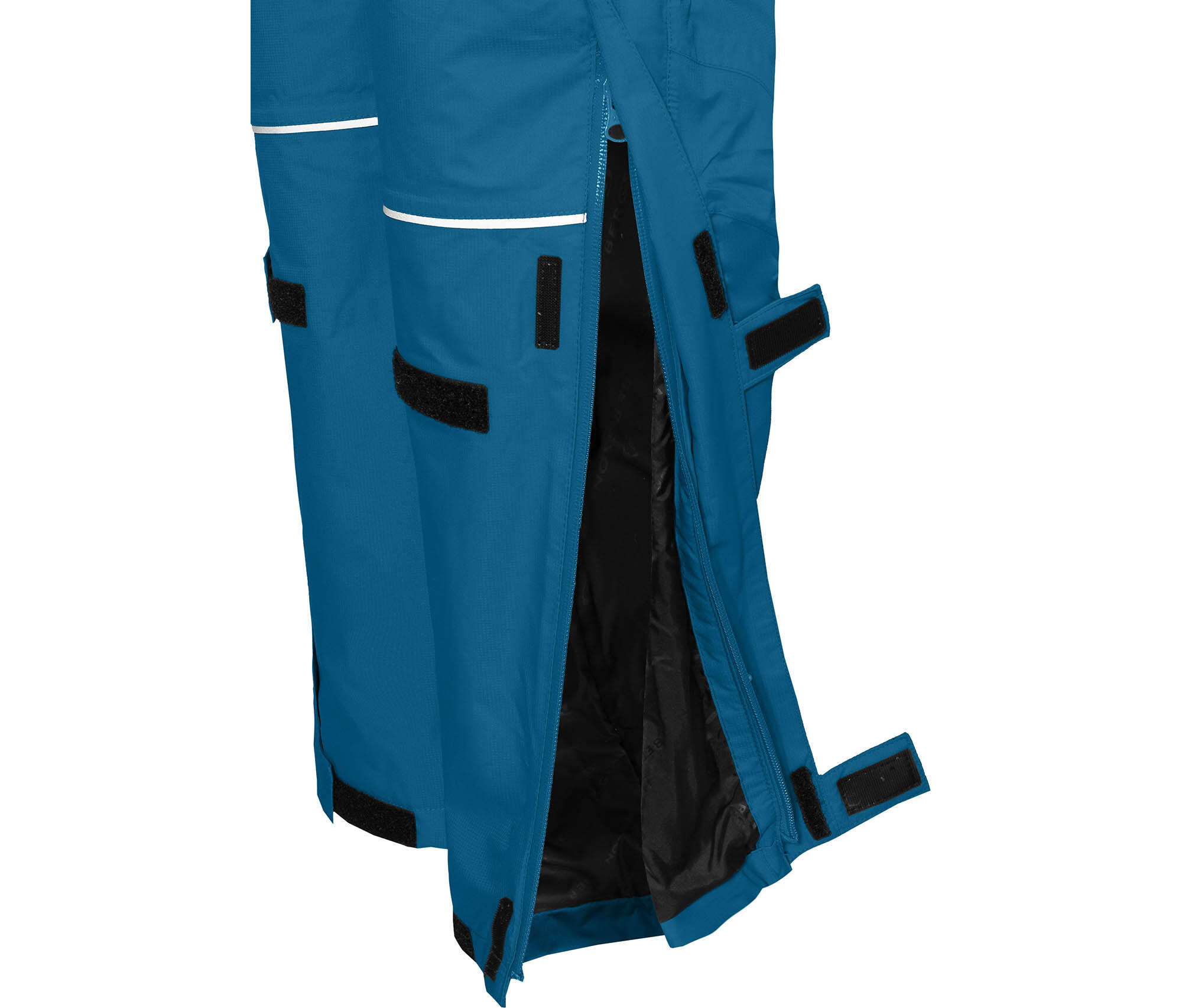 (Über-) Regenhose leicht wattiert, 12000 mm Wassersäule Blau 4/4