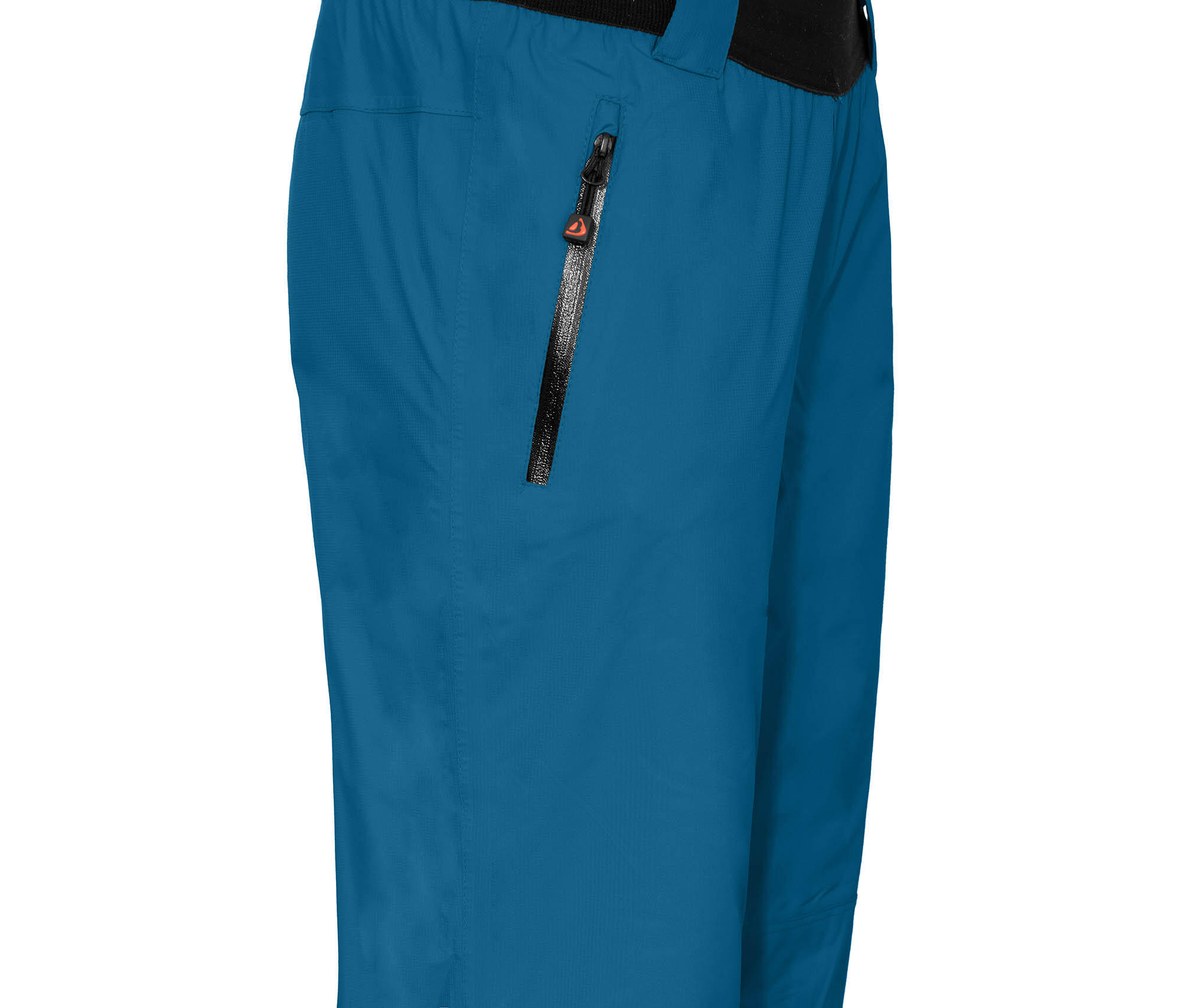 (Über-) Regenhose leicht wattiert, 12000 mm Wassersäule Blau 3/4