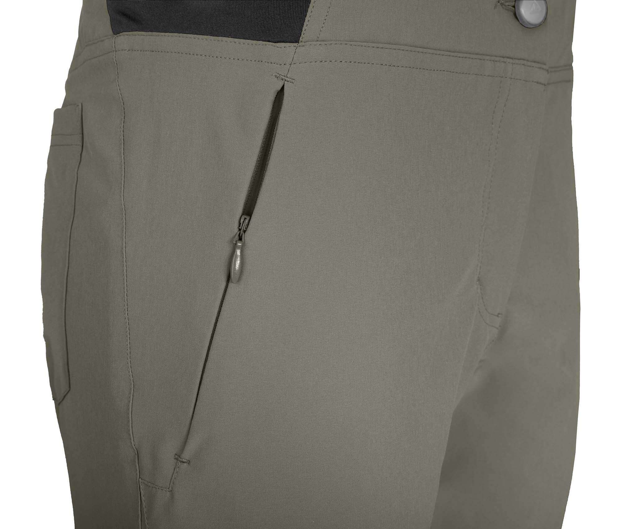 Damen Wanderhose recycelt, elastisch, sportlich Grün 4/5