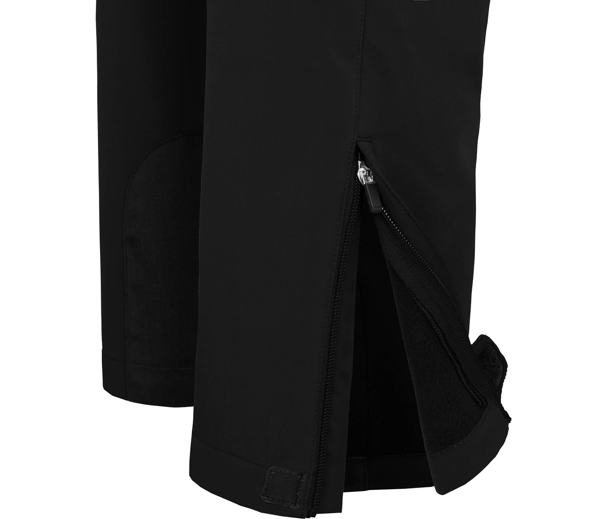 Winter Softshellhose winddicht, mit warmem Innenfleece Schwarz 4/5
