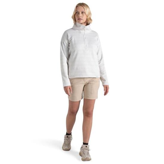 Craghoppers - Daisy Half Zip Damen Fleecejacke Fleece Jacke, beige