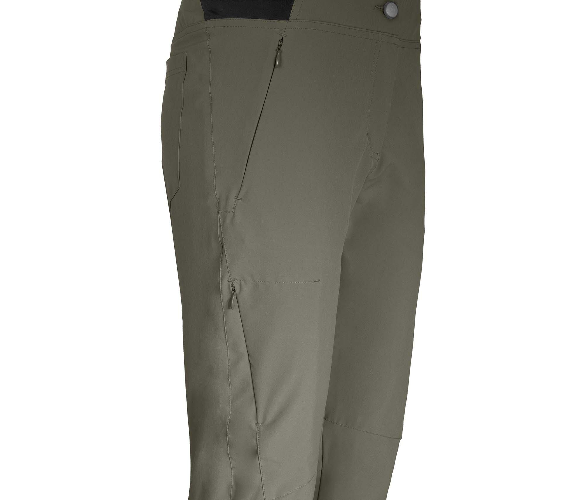 Damen Wanderhose recycelt, elastisch, sportlich Grün 3/5