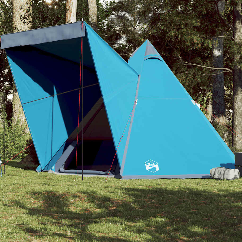 VIDAXL Vidaxl 6-Personen wasserdichte Tipitent in Blau