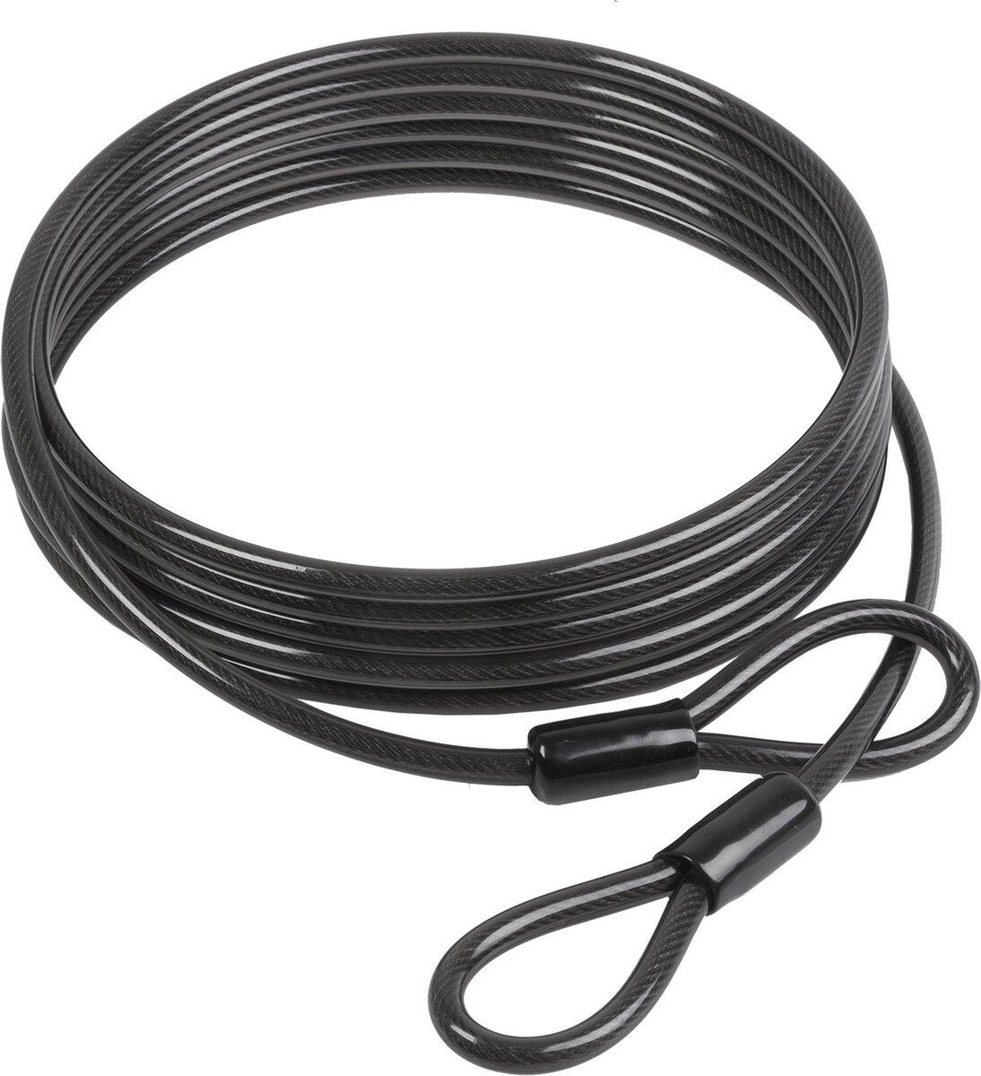 Blattkabel 5m x 10 mm mit doppelter Schleife schwarz 3/3