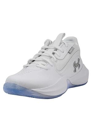 Under Armour Lockdown 7 Basketballschuhe Sneaker Unisex 3028512 103 Weiß