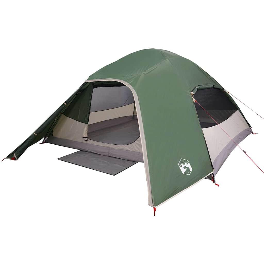 Tenda a cupola VidaXL per 4 persone, impermeabile, verde 3/7