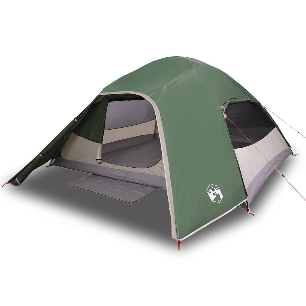 Tenda a cupola VidaXL per 4 persone, impermeabile, verde 2/7