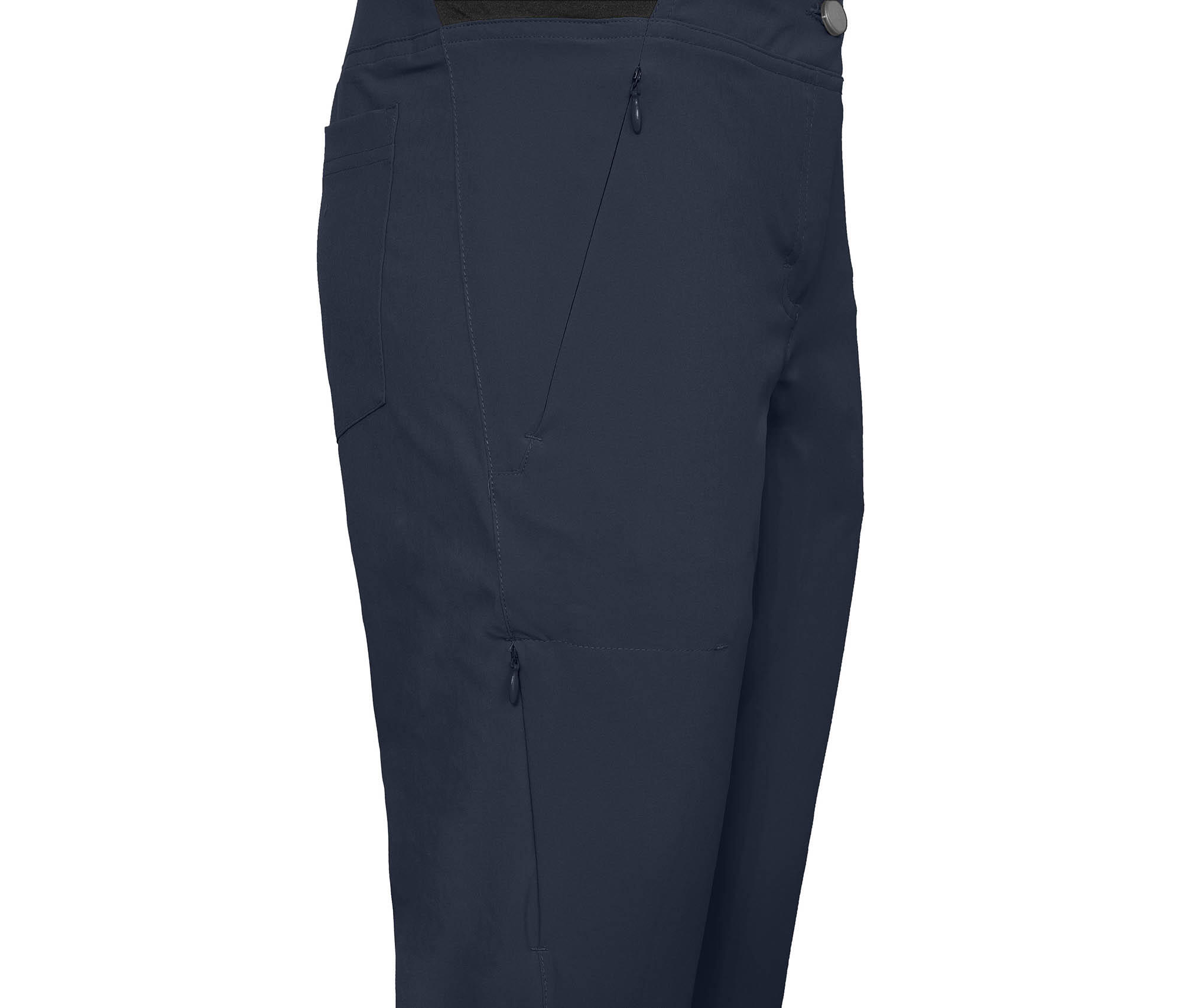 Damen 7/8 Wanderhose recycelt, elastisch, sportlich Blau 3/5