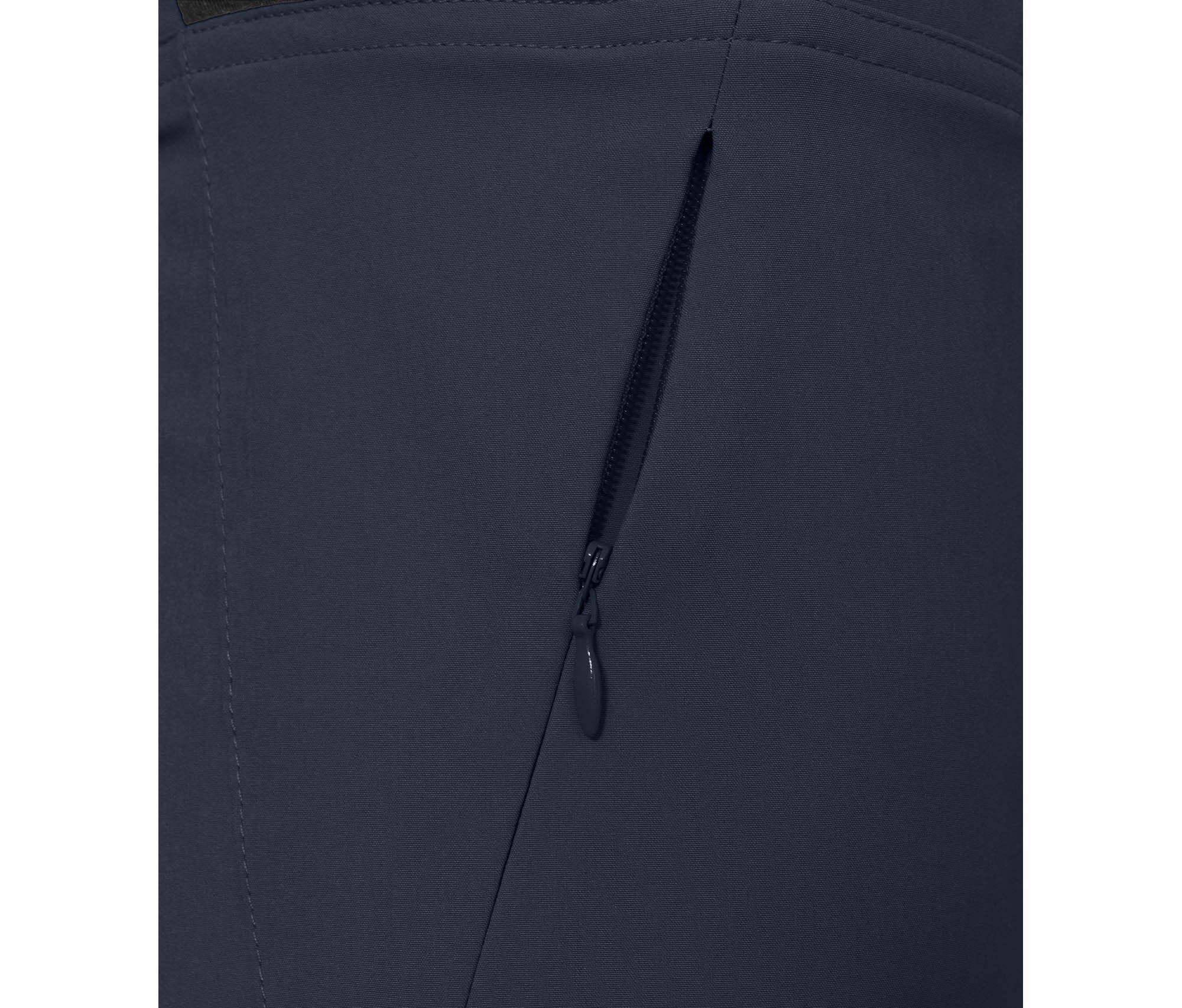 Damen 7/8 Wanderhose recycelt, elastisch, sportlich Blau 4/5