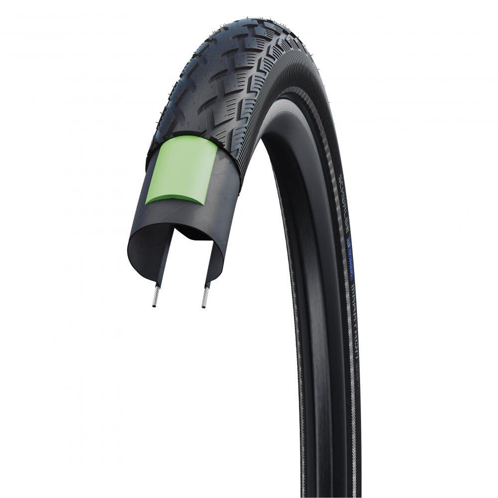Pneu Schwalbe Marathon 700 mm Tubetype Rigide TwinSkin Endurance Compound GreenG 3/3