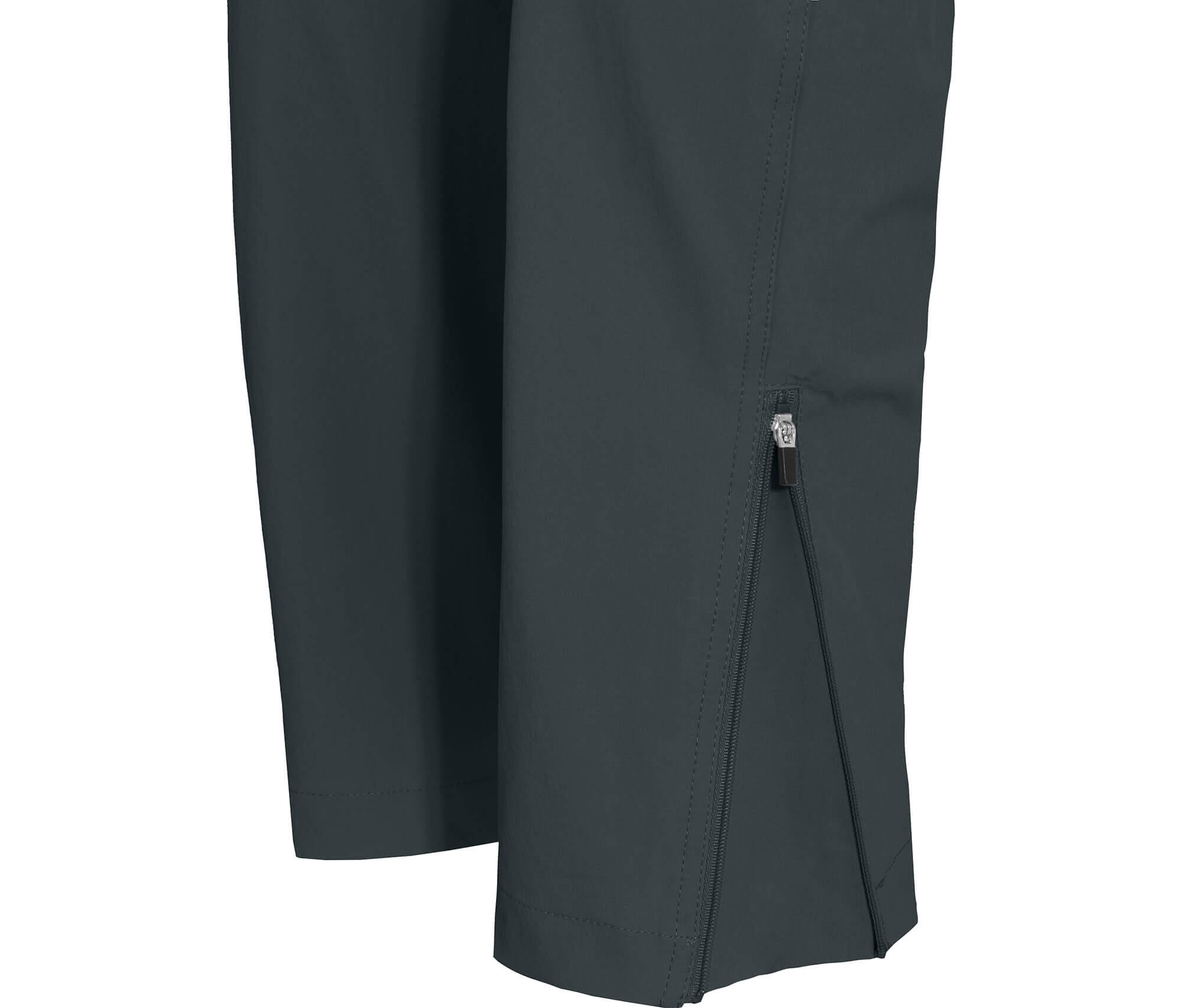 Damen Wanderhose sportlich, elastisch, komfortabel grau 5/6