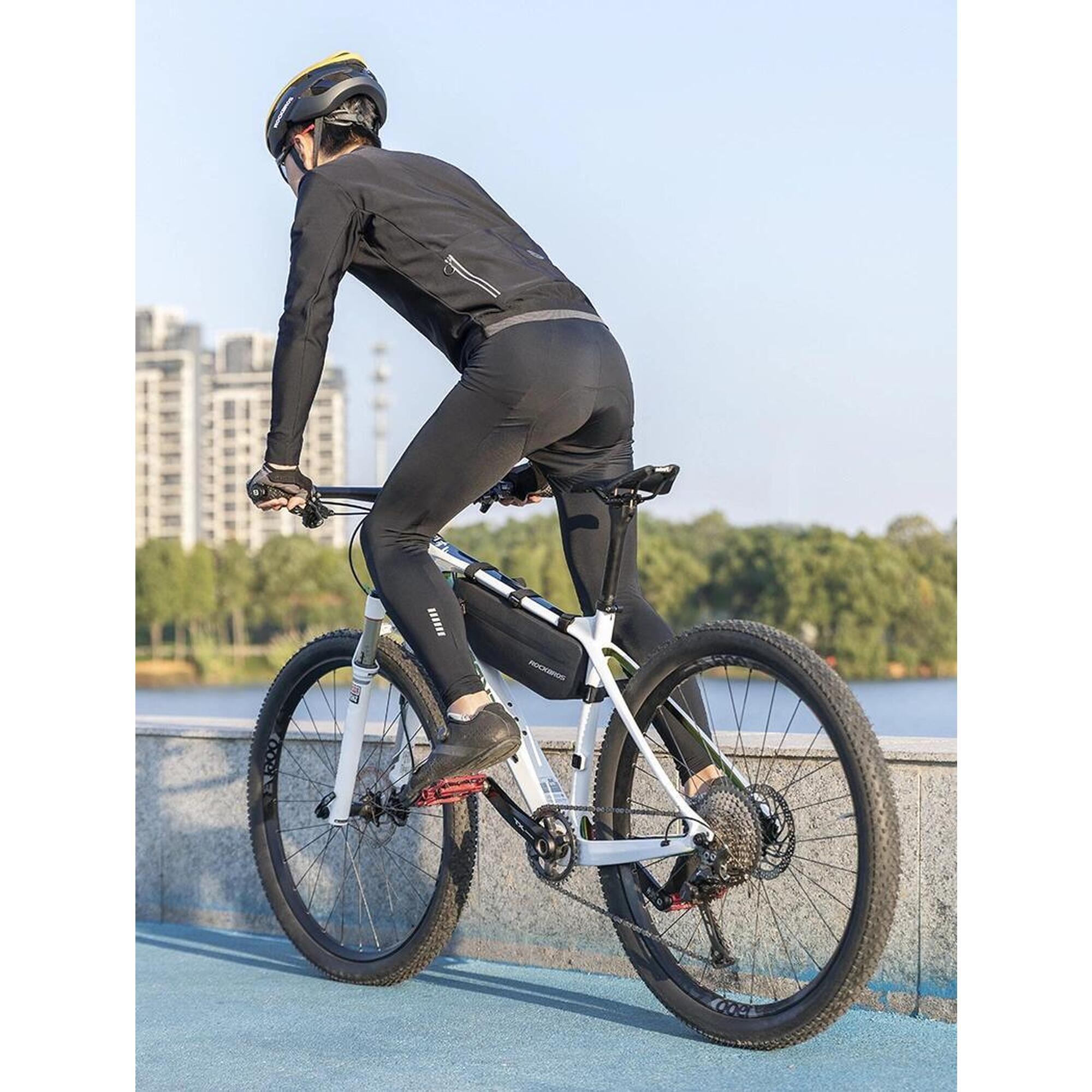 Geantă de cadru biciclete impermeabilă, As-043, negru