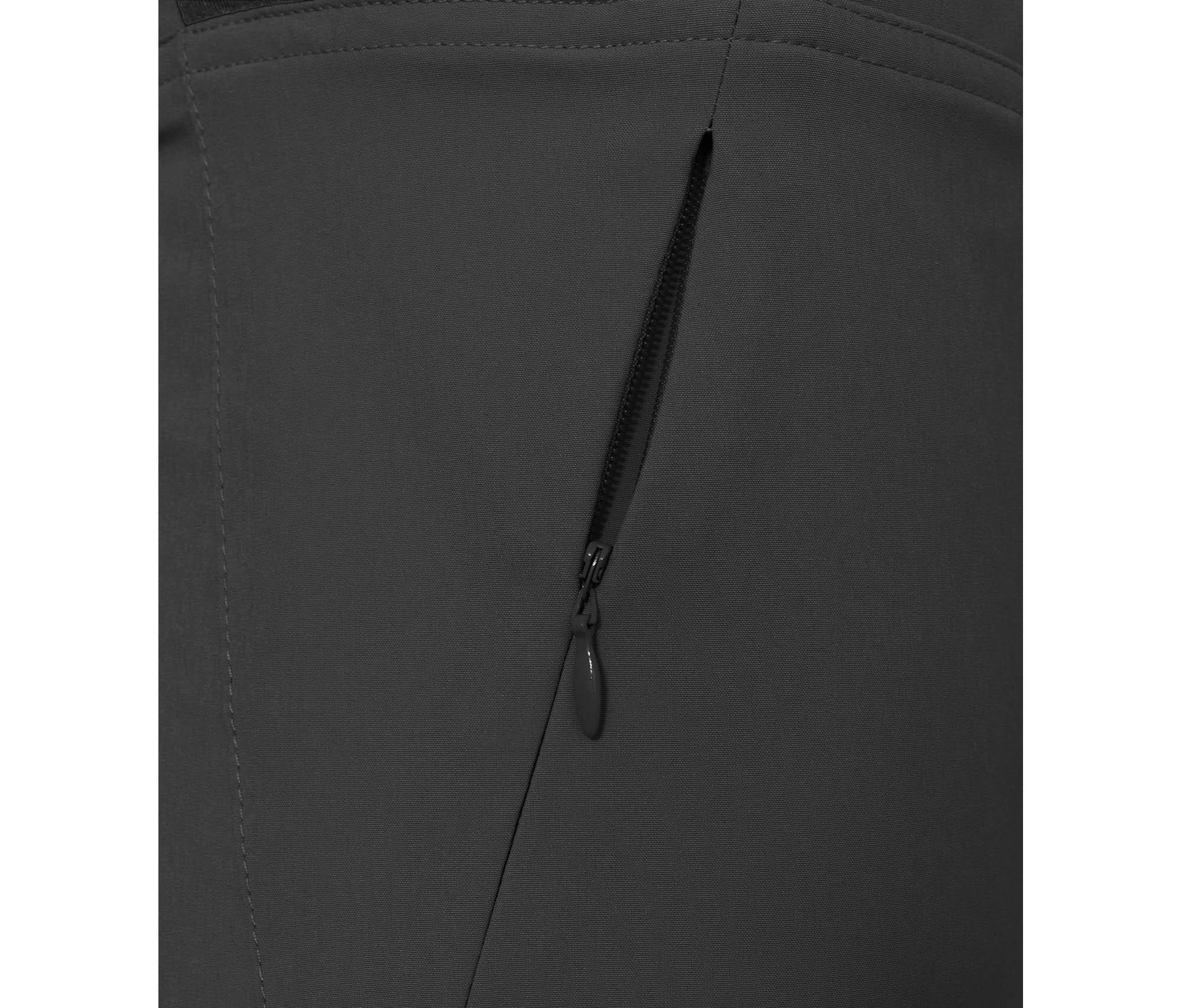 Damen 7/8 Wanderhose recycelt, elastisch, sportlich Schwarz 4/5