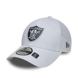 Casquette NFL Las Vegas Raiders New Era 9Forty Trucker Blanc