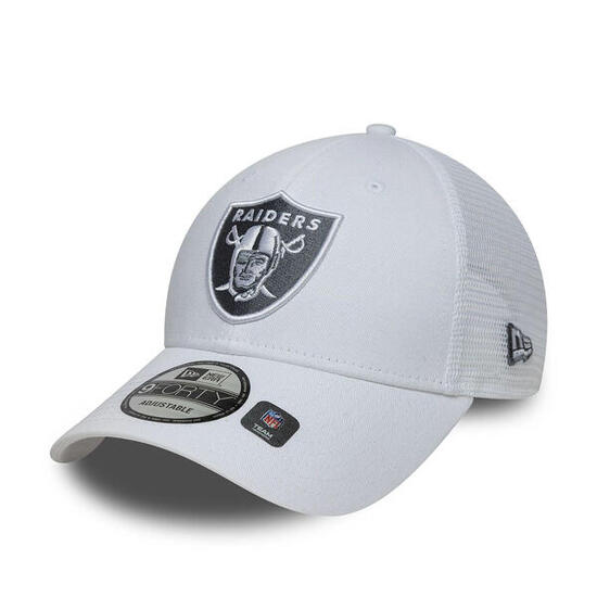 Casquette NFL Las Vegas Raiders New Era 9Forty Trucker Blanc -New era