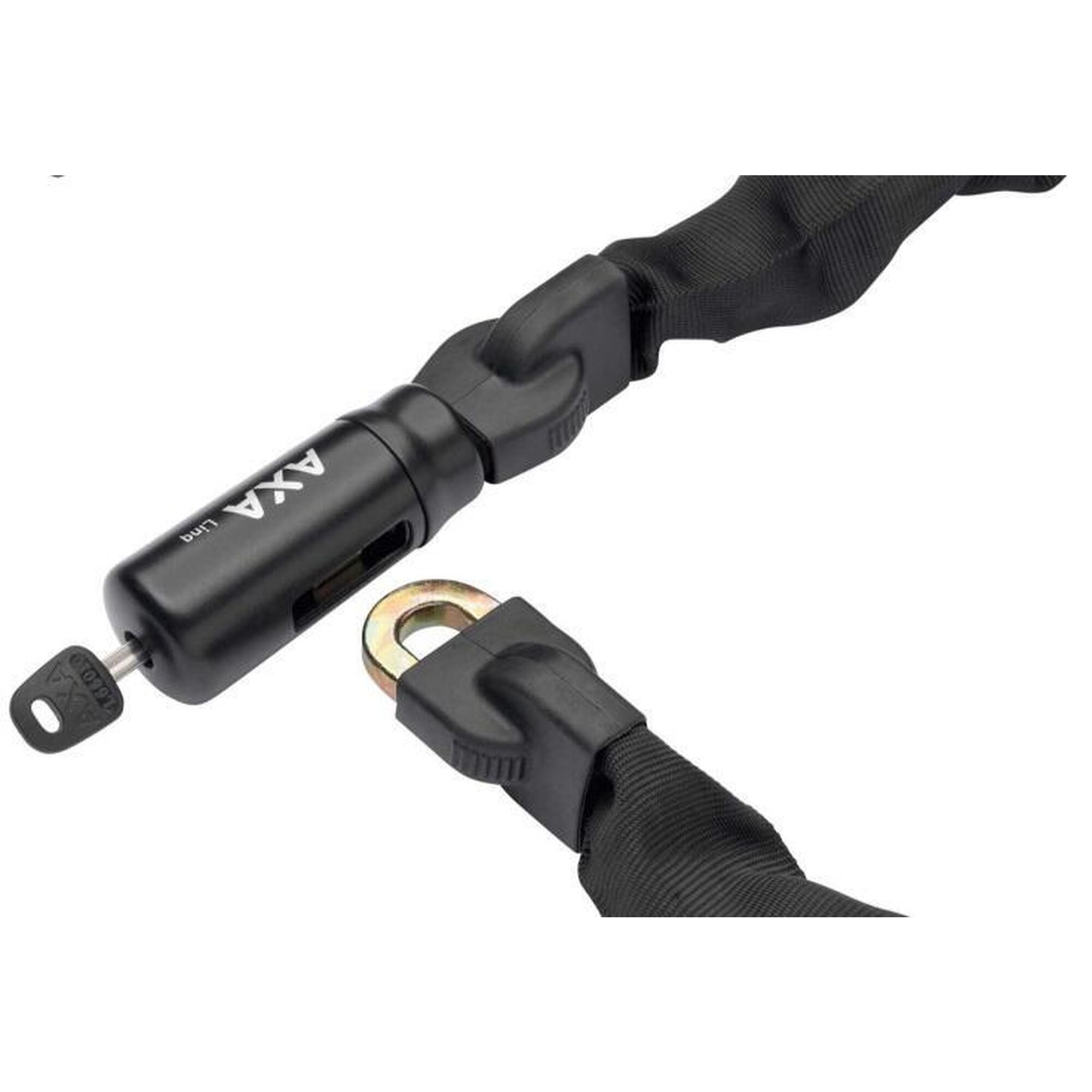 Chaîne de sécurité AXA Linq 100Cm 9.5Mm Noir pour vélos