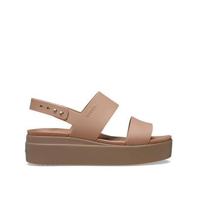 Crocs - Cuña look Brooklyn marrón 206453-ZEL