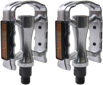 Jeu de pédales SP-610 aluminium - argent (emballage atelier)