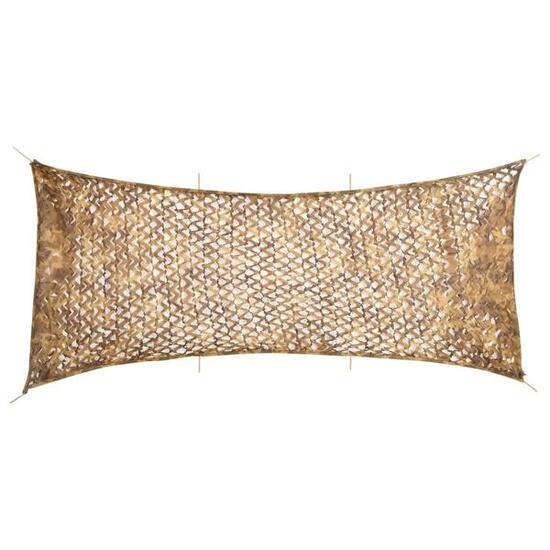 Vidaxl Camouflage Netz 627x290 cm mit Aufbewahrungstasche in Sandfarbe