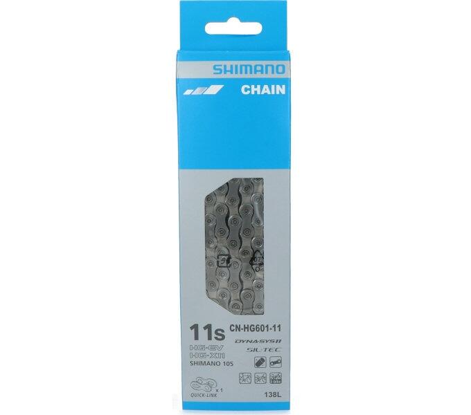 SHIMANO Fietsketting 11 Speed Hg601 105 Race/Mtb/E-Bike Met Quick Link
