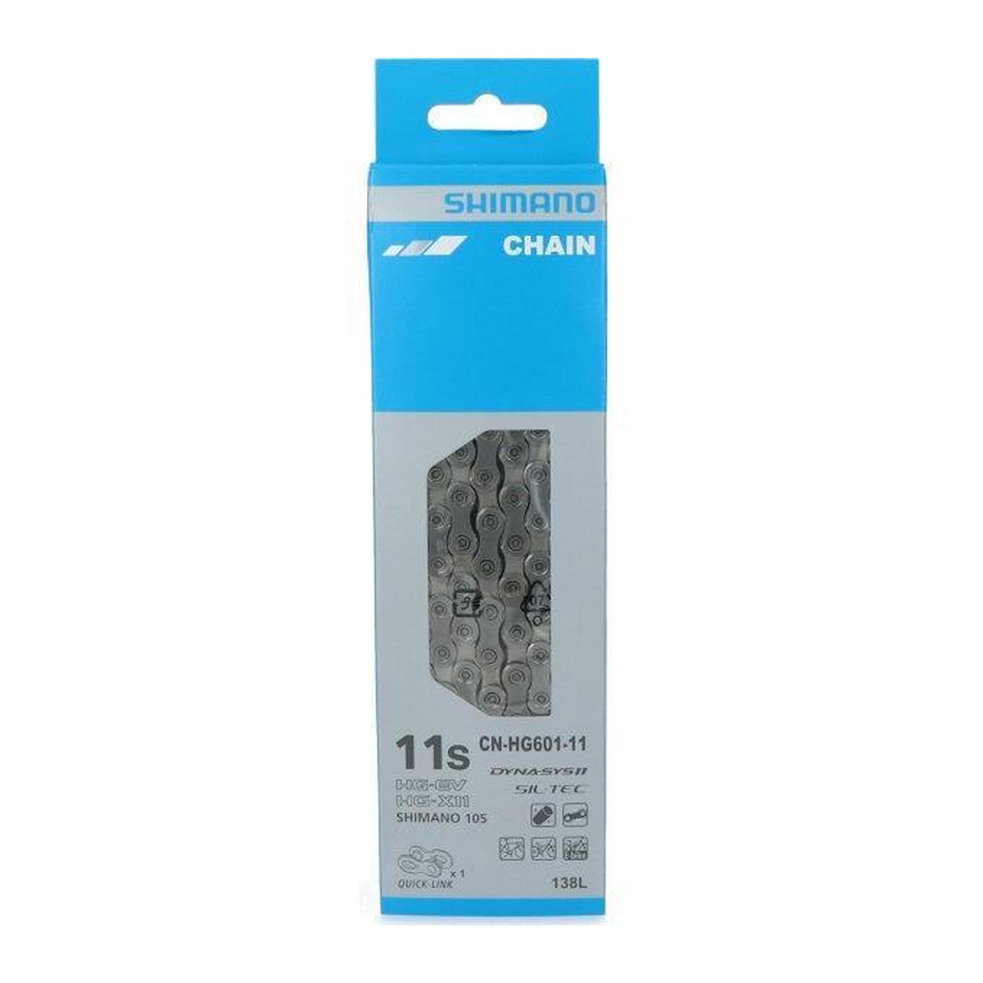 Łańcuch Rowerowy 11-Biegowy Hg601 105 Race/Mtb/E-Bike Z Szybkozłączem