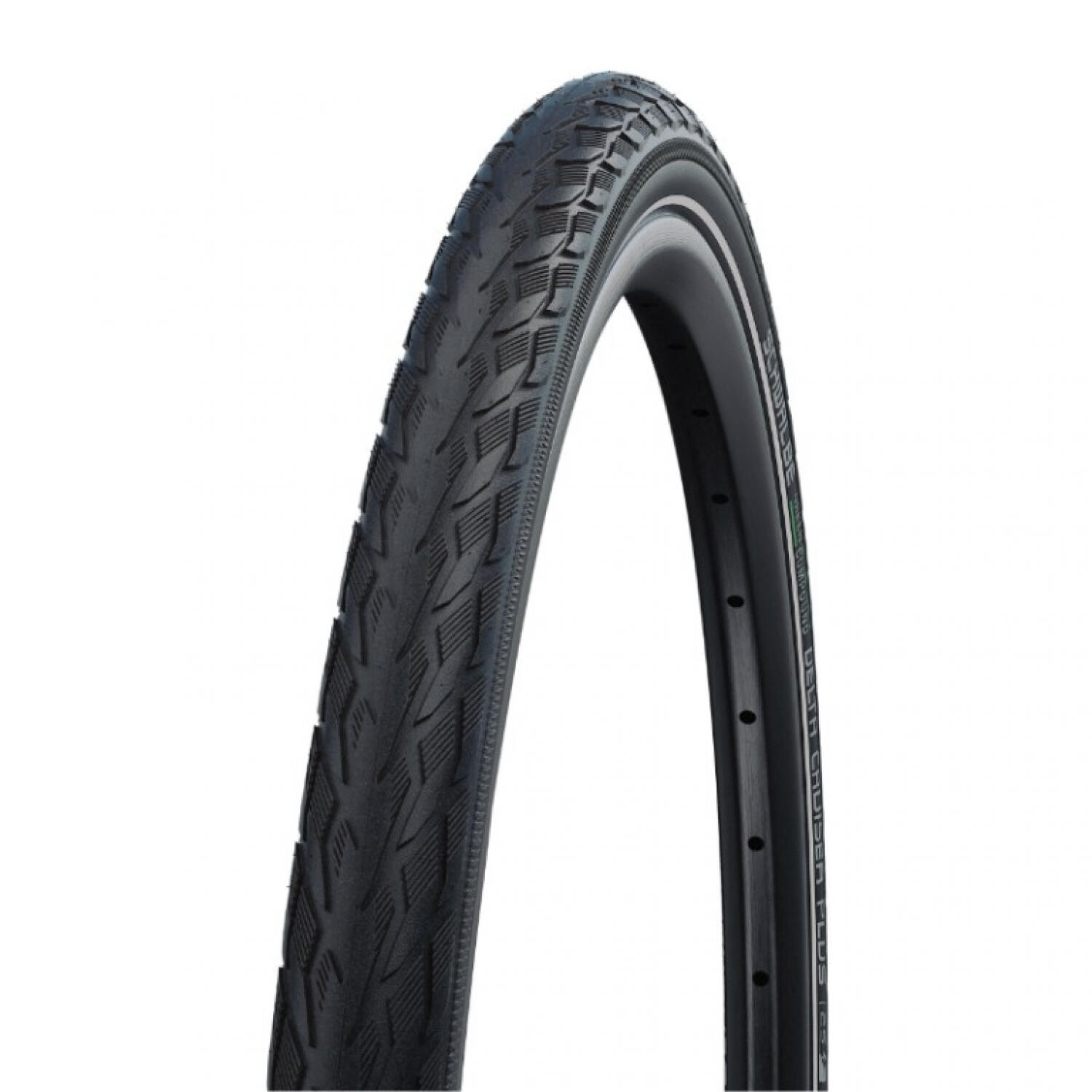SCHWALBE Pneumatico morbido Schwalbe Delta Cruiser Plus 24x1,75 Hs396 P-Guard 184 Clous W