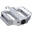 Shimano PD-EF202 Pedaalset in Zilver voor Fietsers