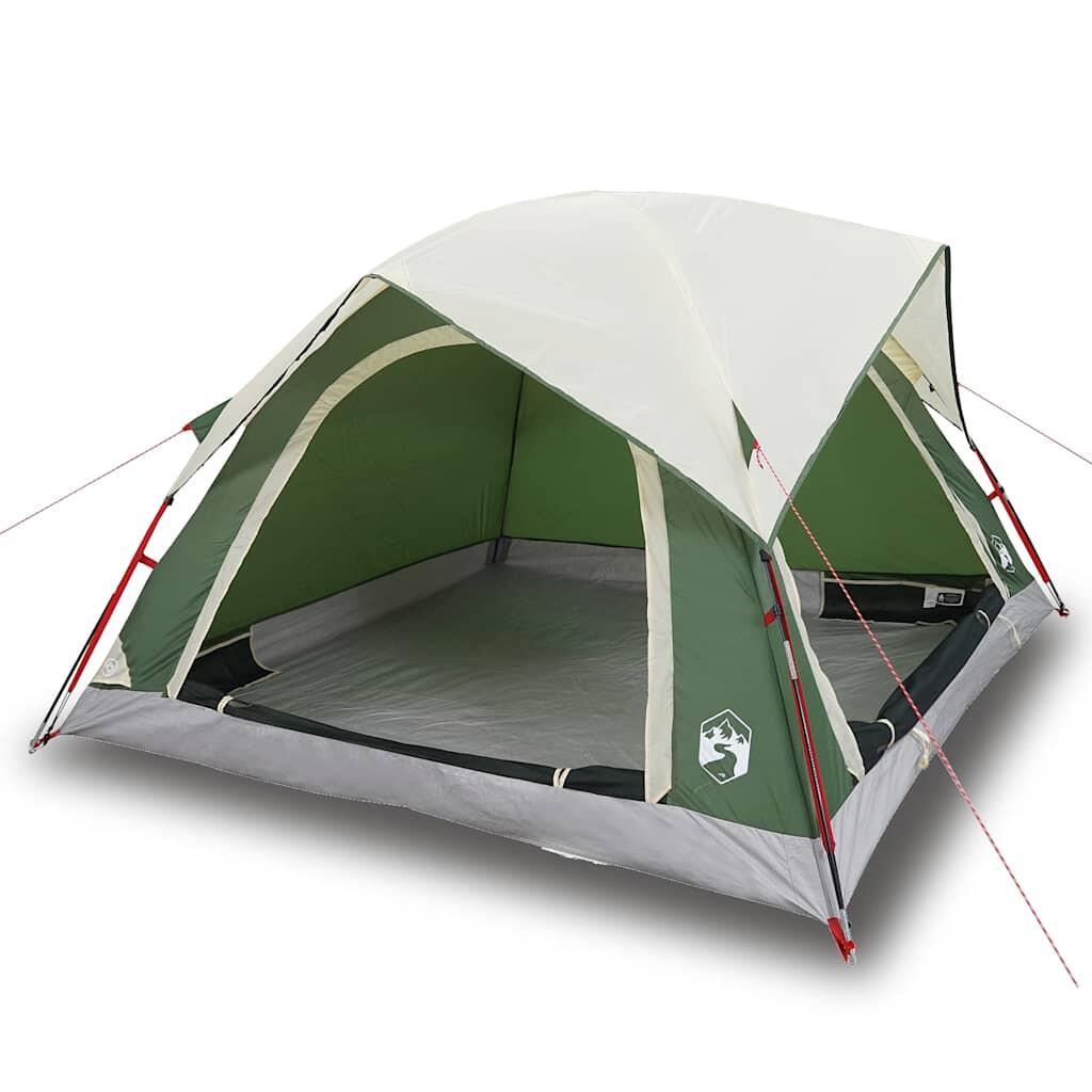 Tente VidaXL 4 personnes imperméable verte 2/7