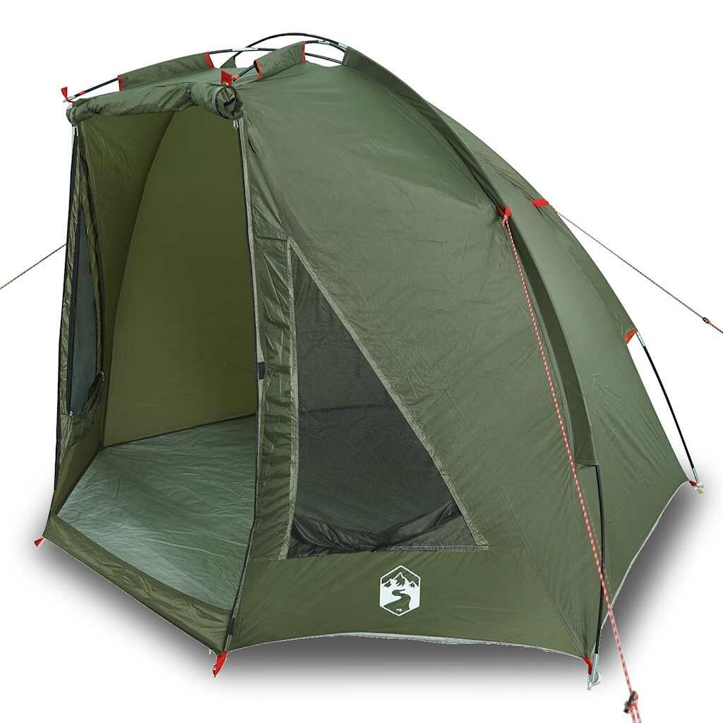 Tenda da pesca impermeabile VidaXL verde oliva 2/4