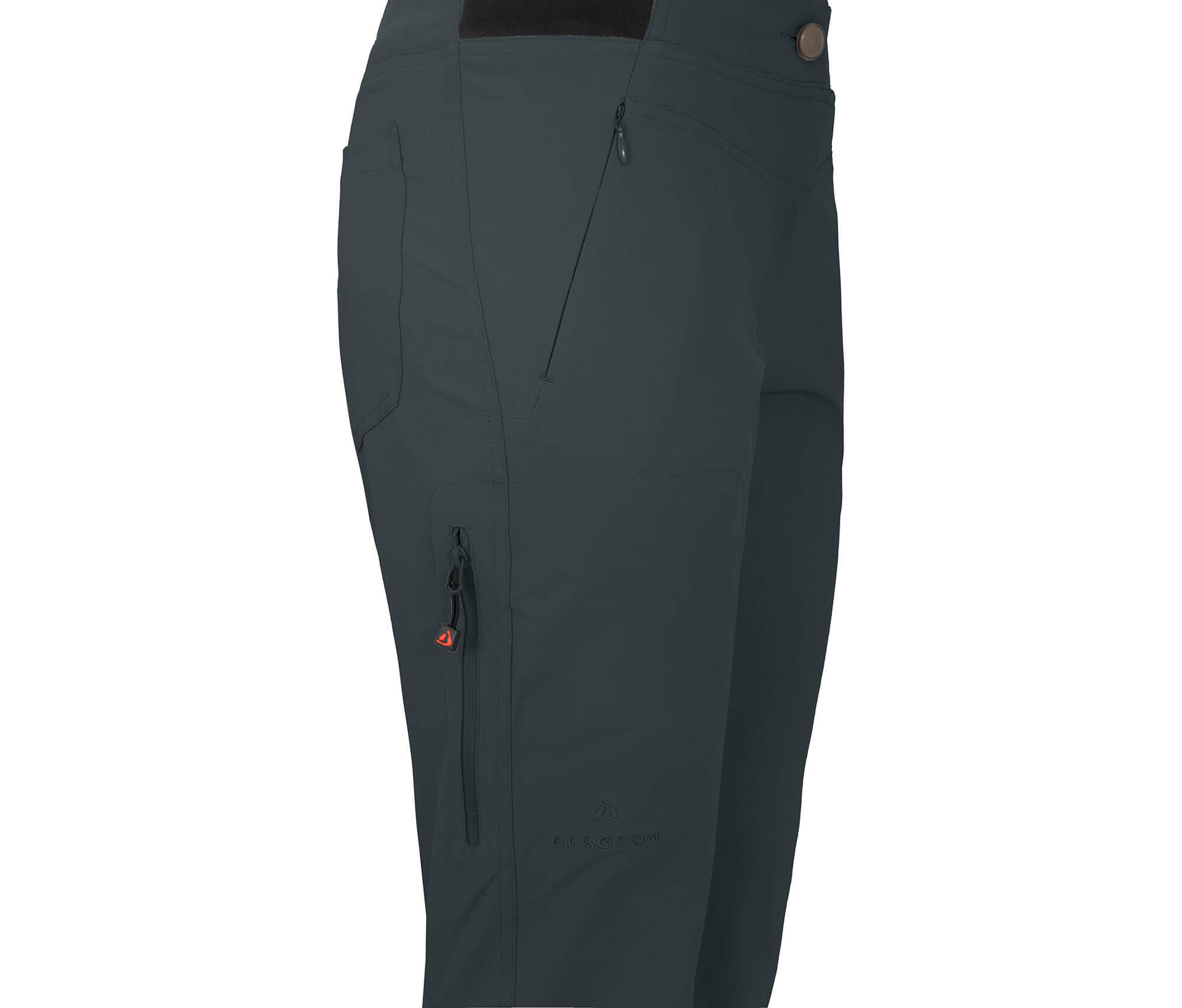 Damen Wanderhose sportlich, elastisch, komfortabel grau 4/6