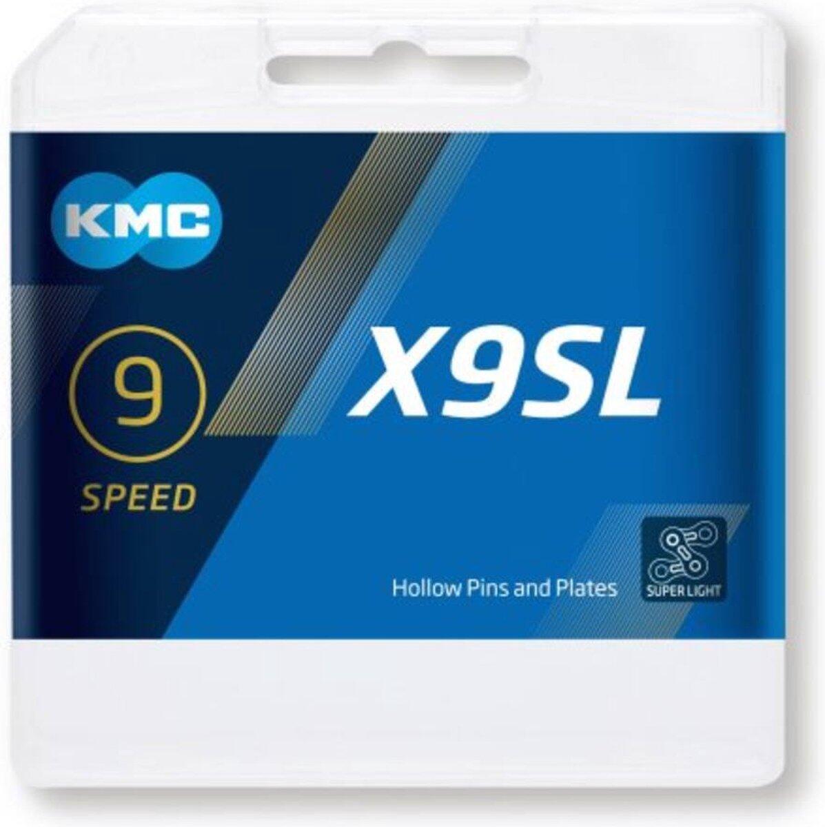 KMC Fietsketting X9SL Ti-N Goud 114 schakels - Super Light 2/3