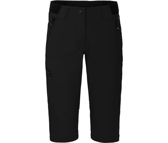 Damen 3/4 Wanderhose leicht, strapazierfähig Schwarz