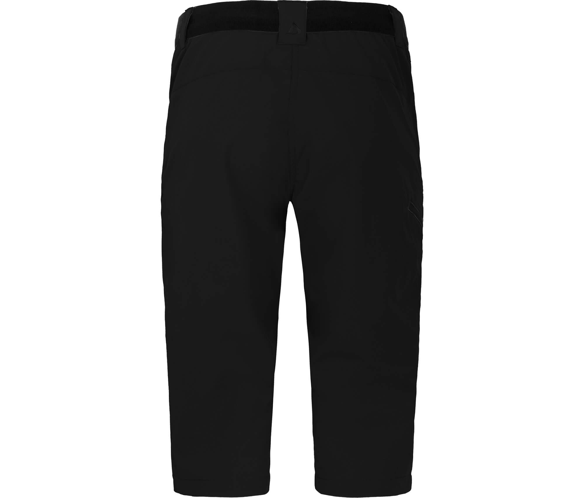 Damen 3/4 Wanderhose leicht, strapazierfähig Schwarz 2/5