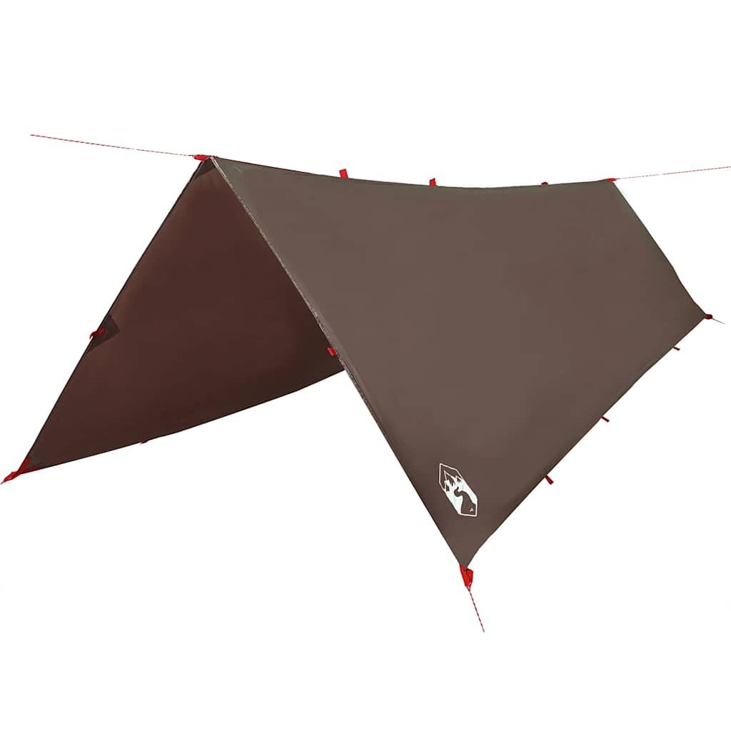 VidaXL tenda da campeggio impermeabile 506 x 306 cm marrone 2/7