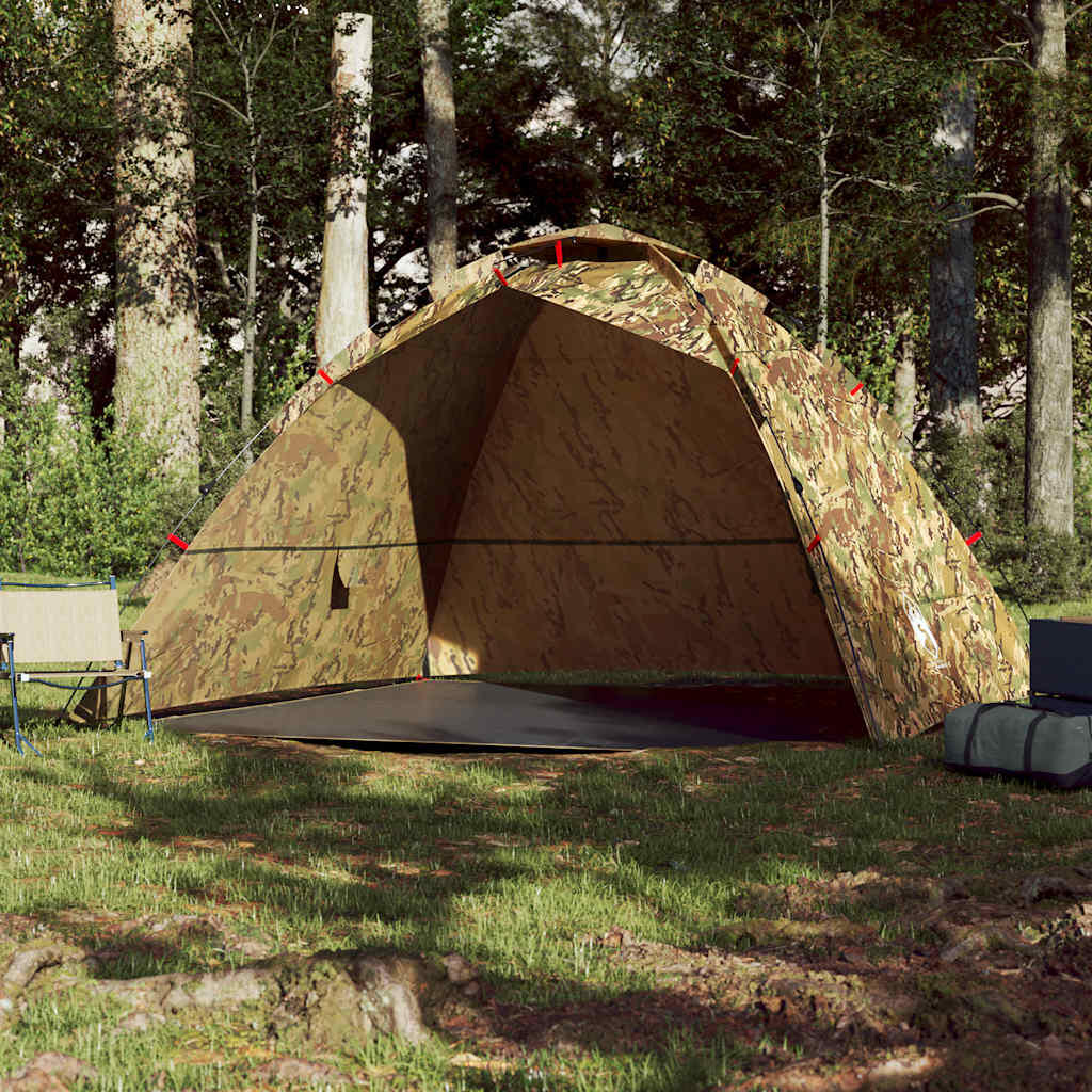 Tente Camouflage VidaXL 4 Personnes avec Système de Libération Rapide 3/7