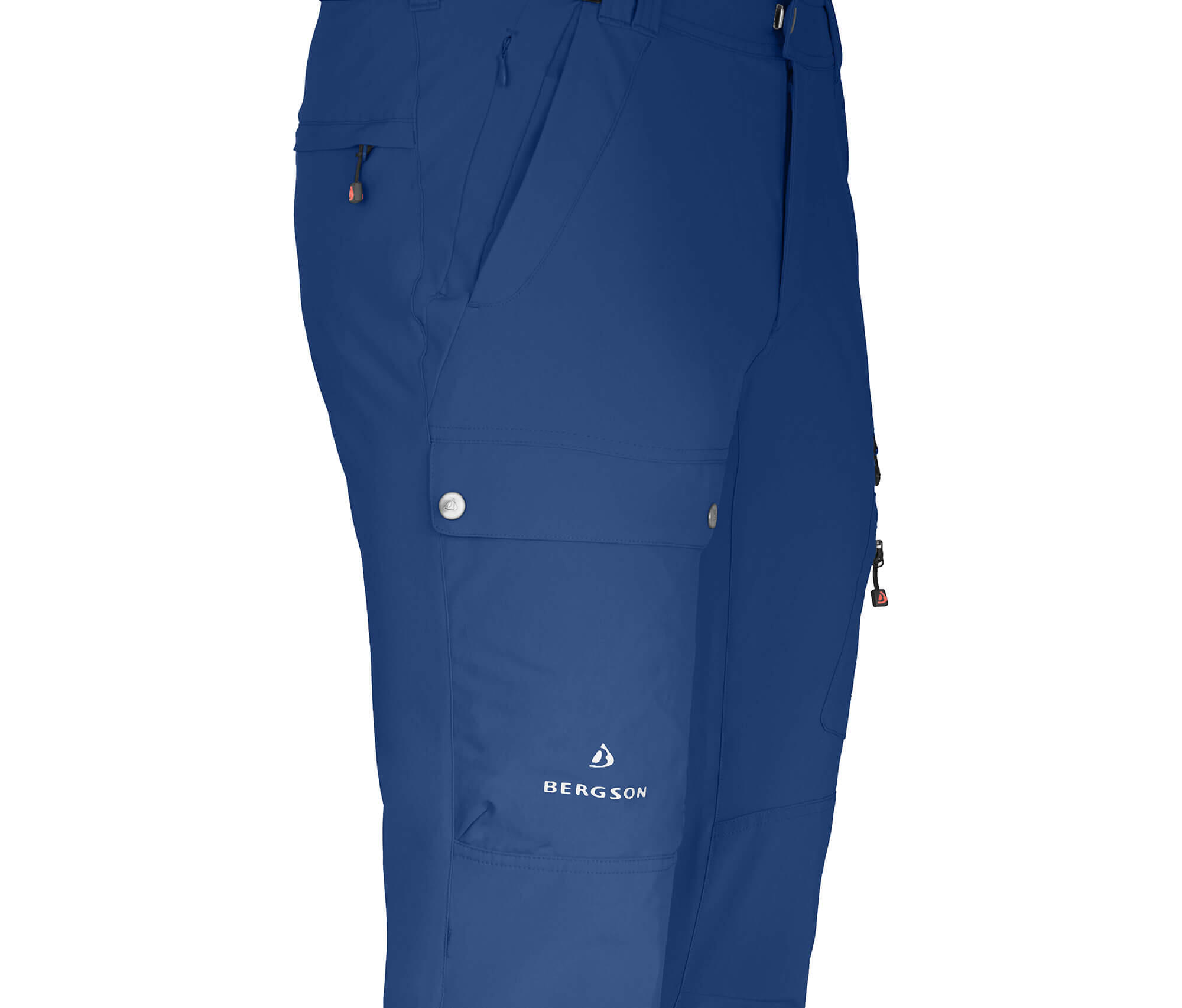 Herren Wanderhose recycelt, elastisch, 7 Taschen Blau 3/6