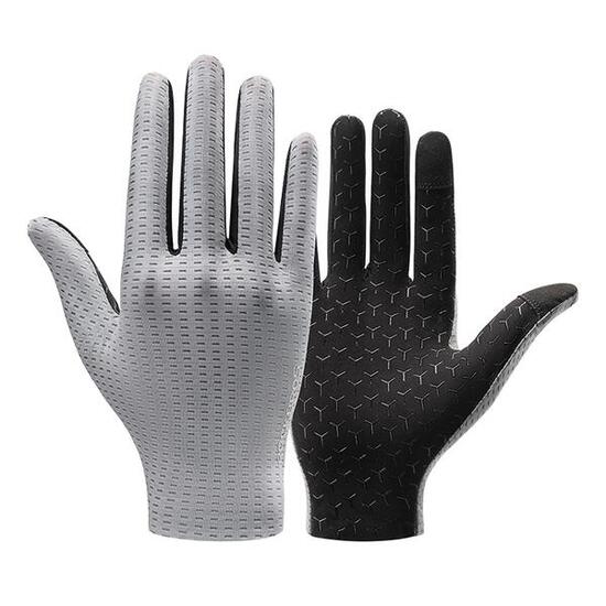 Gants de cyclisme respirants intégraux Rockbros - Gris