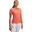 Tricou sport 1384227847 cu mânecă scurtă portocaliu damă