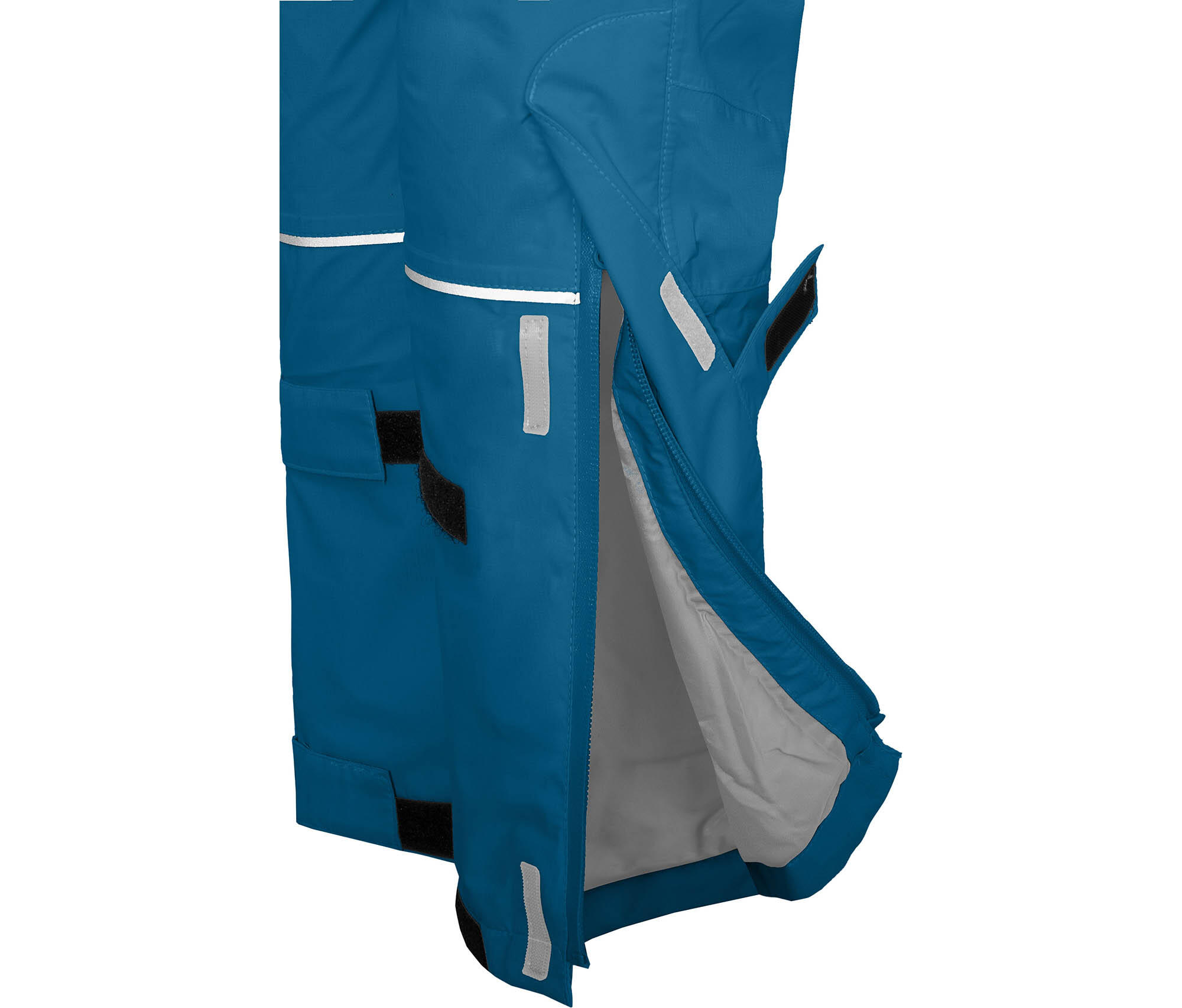 (Über-) Regenhose leicht wattiert, 12000 mm Wassersäule Blau 4/4
