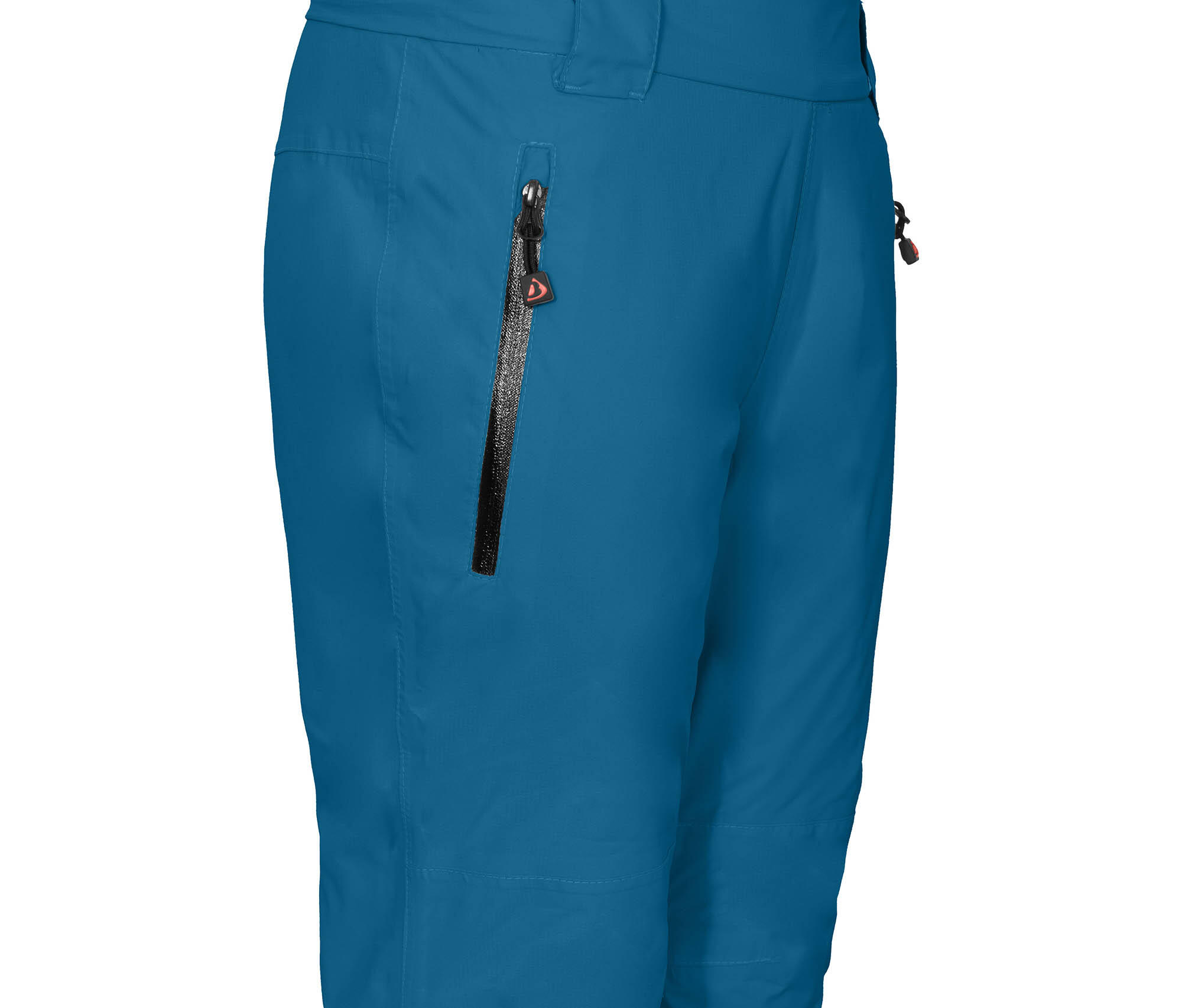 (Über-) Regenhose leicht wattiert, 12000 mm Wassersäule Blau 3/4