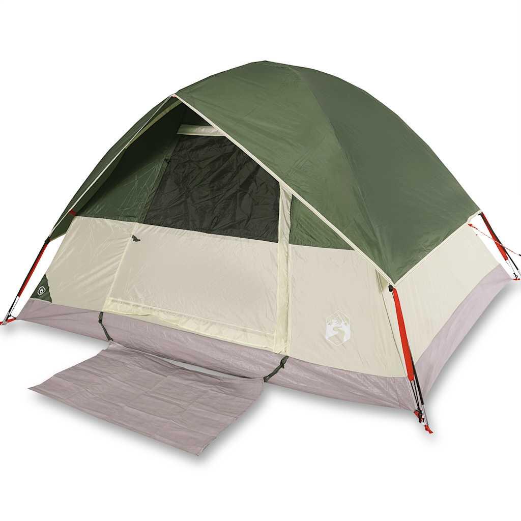 Vidaxl Tente Dôme 3 Personnes Étanche Verte 2/7
